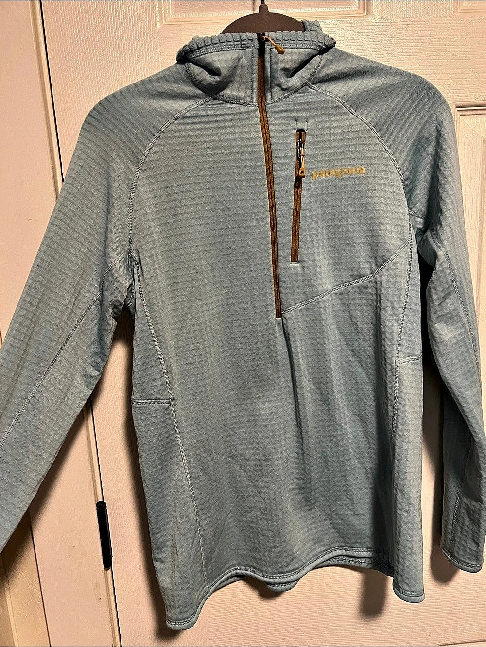 Patagonia R1 Light Blue Half-Zip Fleece